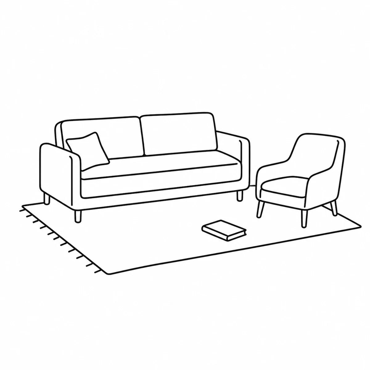 A rug made for daily life at home